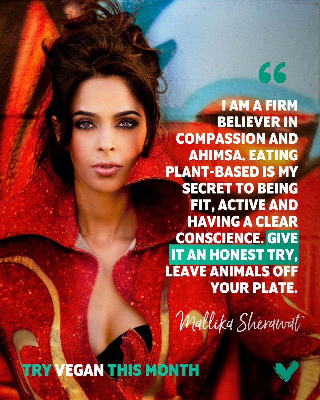 Mallika Sherawat joins Veganuary as an ambassador